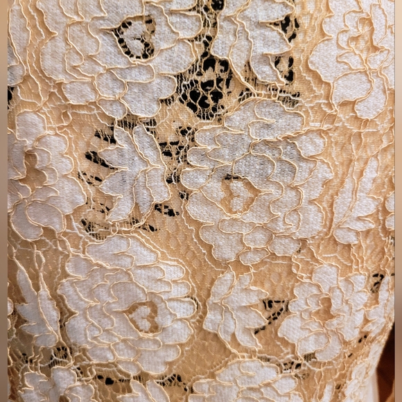 Blu Heaven Boho Bell Sleeve Floral Festival Dress, Ivory, Breezy, M, EUC - Picture 12 of 13